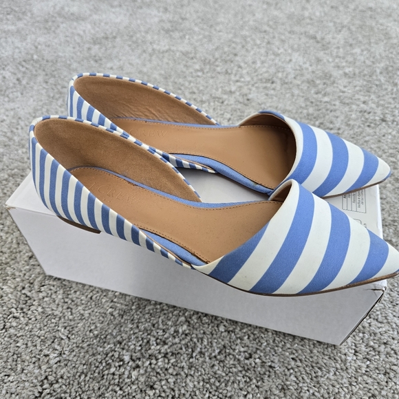 JCREW Size 6 Stripped flats - Picture 2 of 8